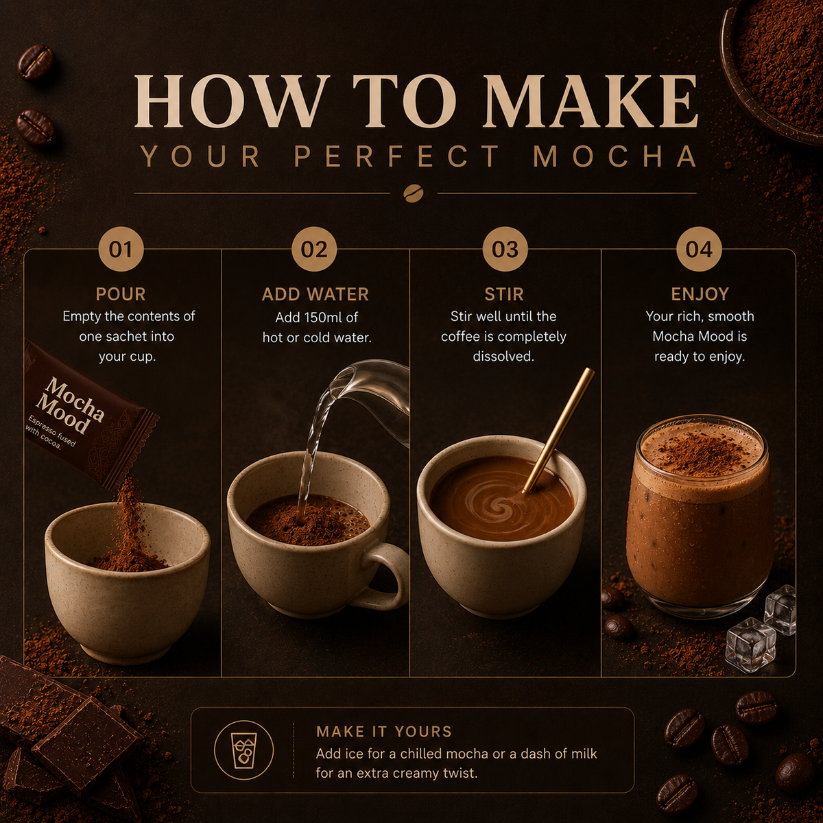 Mocha Mood Premium Instant Coffee 100 gms